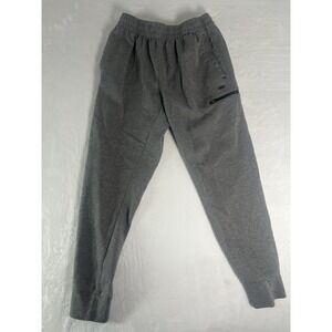Legend Mens Jogger Pants Medium Grey Tapered Fleece Drawstring Sweatpants